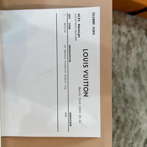 Louis Vuitton Escale Pochette Double Zip Crossbody Chain Bag - Picture 7 of 7